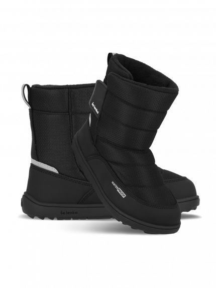 Barfuß-Schneeschuhe für Kinder Be Lenka Ailo Kids - All Black