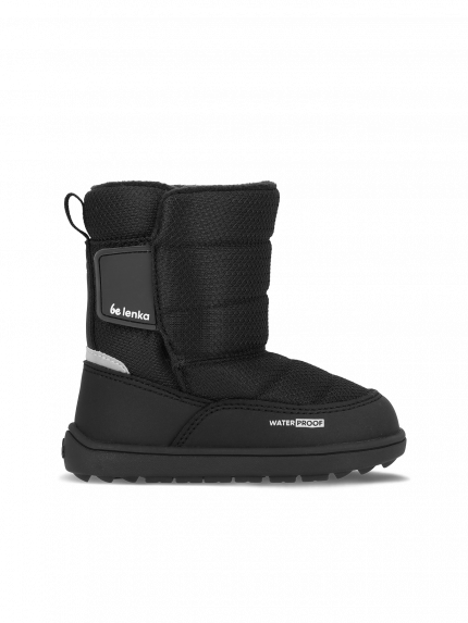 Barfuß-Schneeschuhe für Kinder Be Lenka Ailo Preschool - All Black