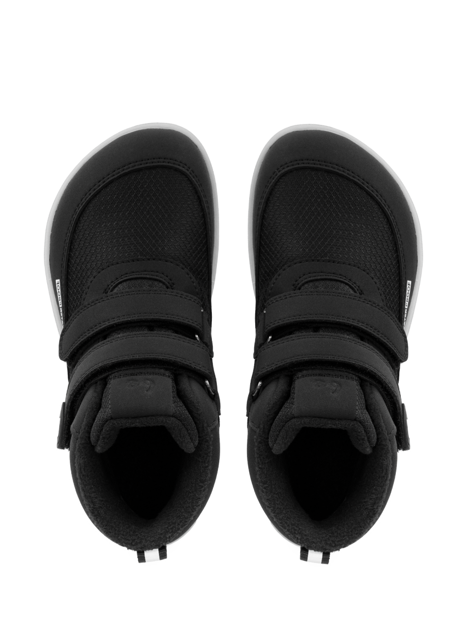 Kinder Winter Barfußschuhe Be Lenka Zippu Junior - Black & Grey