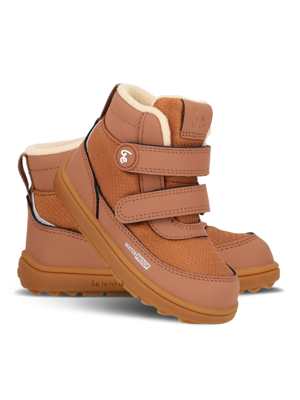 Kinder Winter Barfußschuhe Be Lenka Zippu Preschool - All Brown