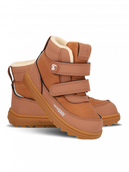 Kinder Winter Barfußschuhe Be Lenka Zippu Preschool - All Brown