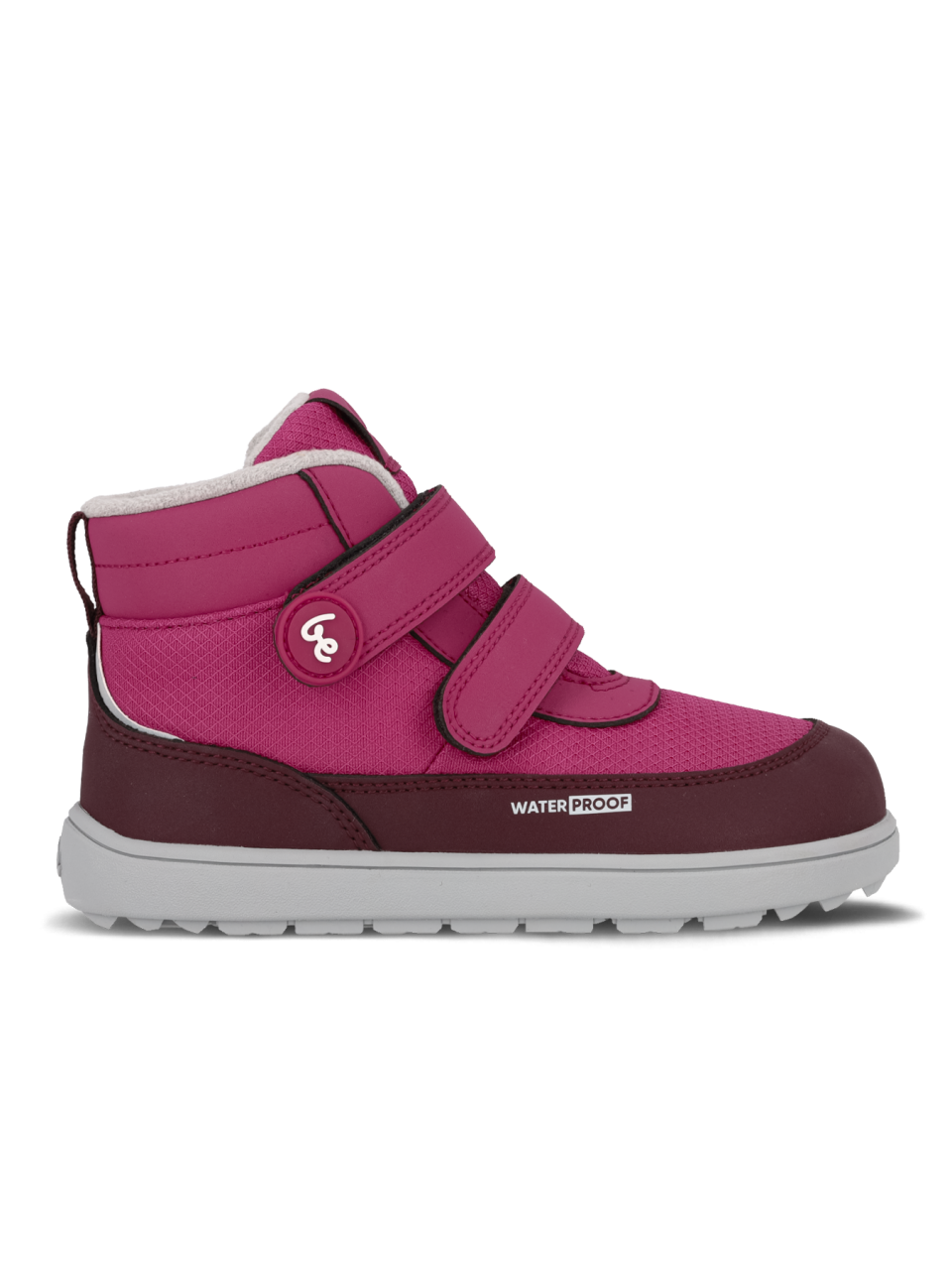 Kinder Winter Barfußschuhe Be Lenka Zippu Kids - Berry & Grey
