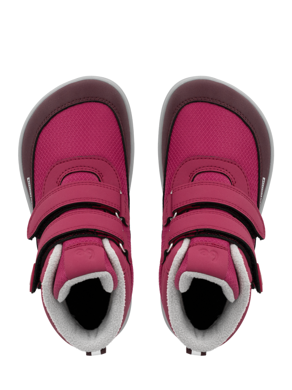 Kinder Winter Barfußschuhe Be Lenka Zippu Kids - Berry & Grey
