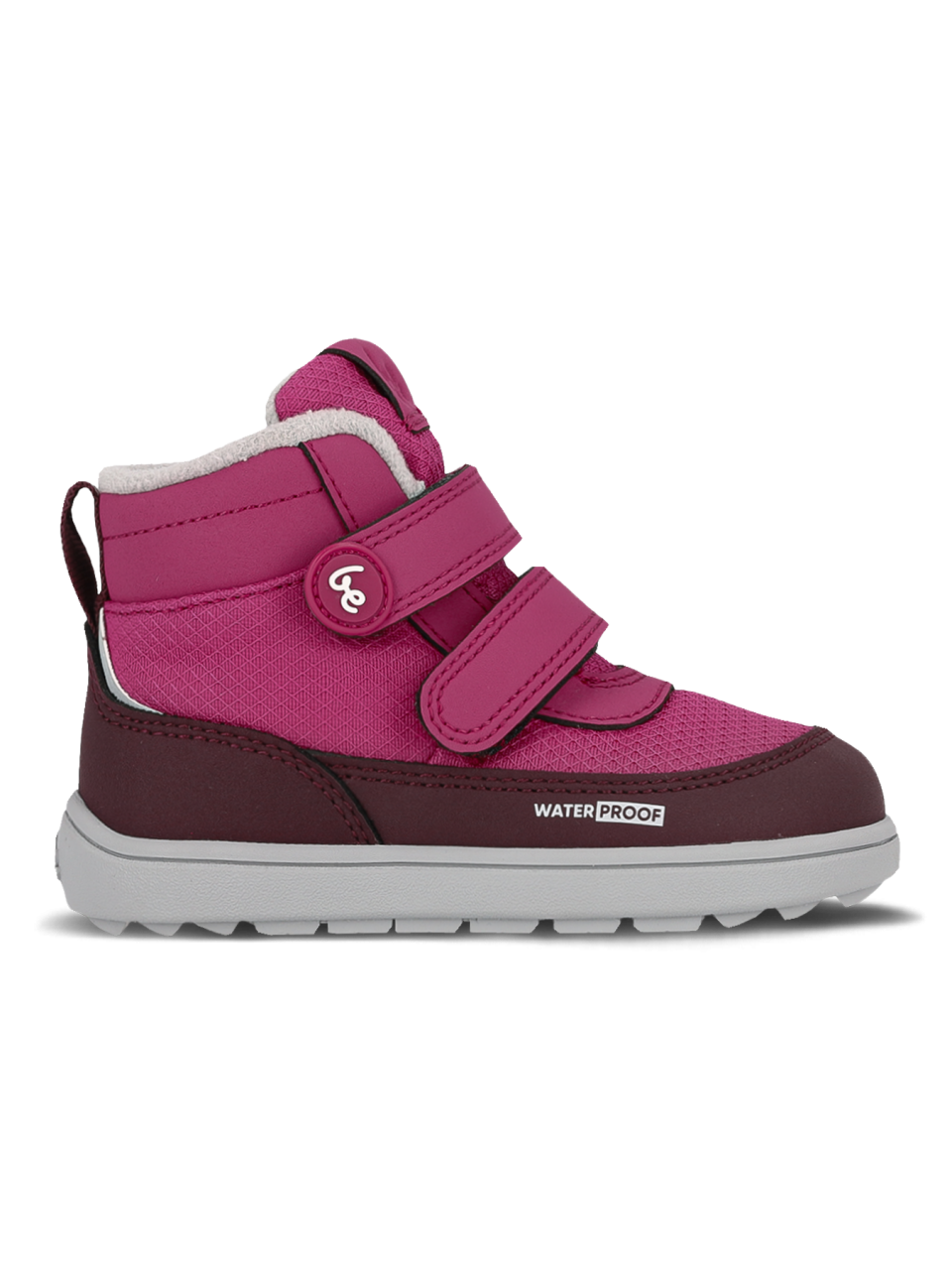 Kinder Winter Barfußschuhe Be Lenka Zippu Preschool - Berry & Grey