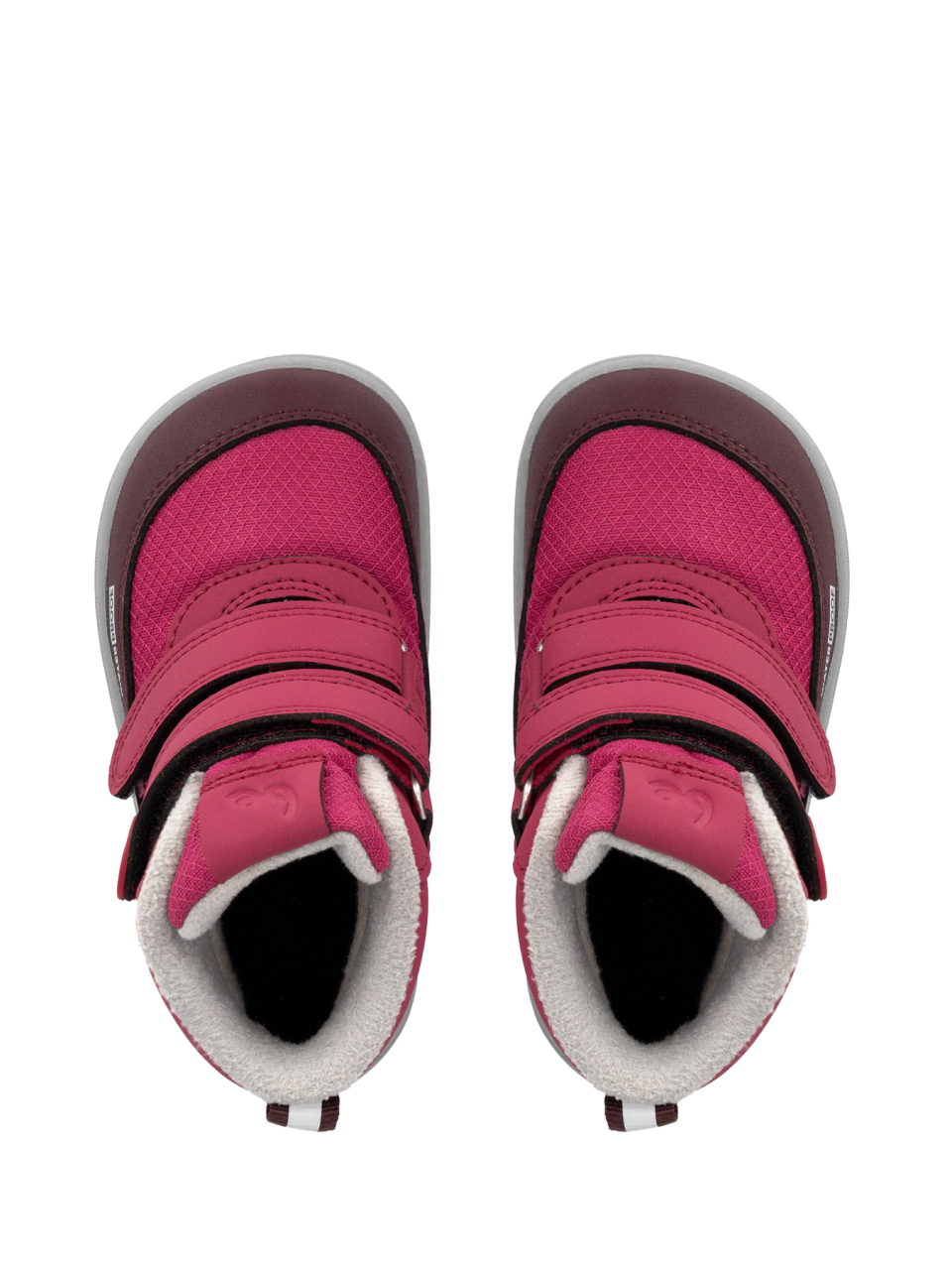Kinder Winter Barfußschuhe Be Lenka Zippu Preschool - Berry & Grey