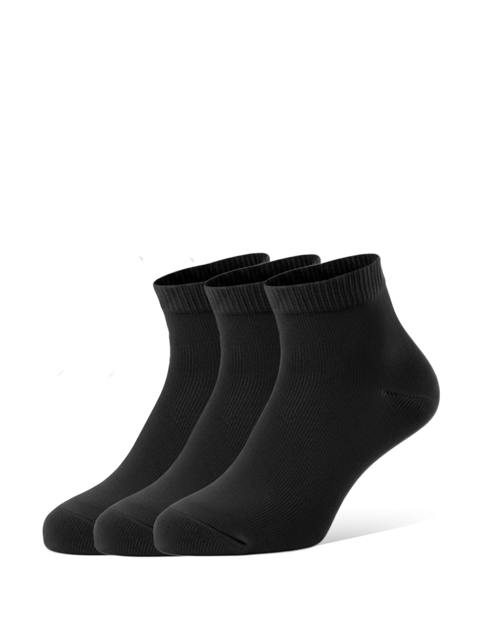 Barefoot Socks - Low-cut - Essentials - Black - 3 pack