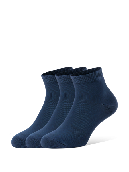 Barefoot ponožky - Low-cut - Essentials - Blue - 3 pack