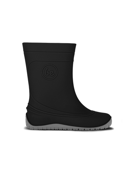 Detské barefoot gumáky Be Lenka Pudds - Black