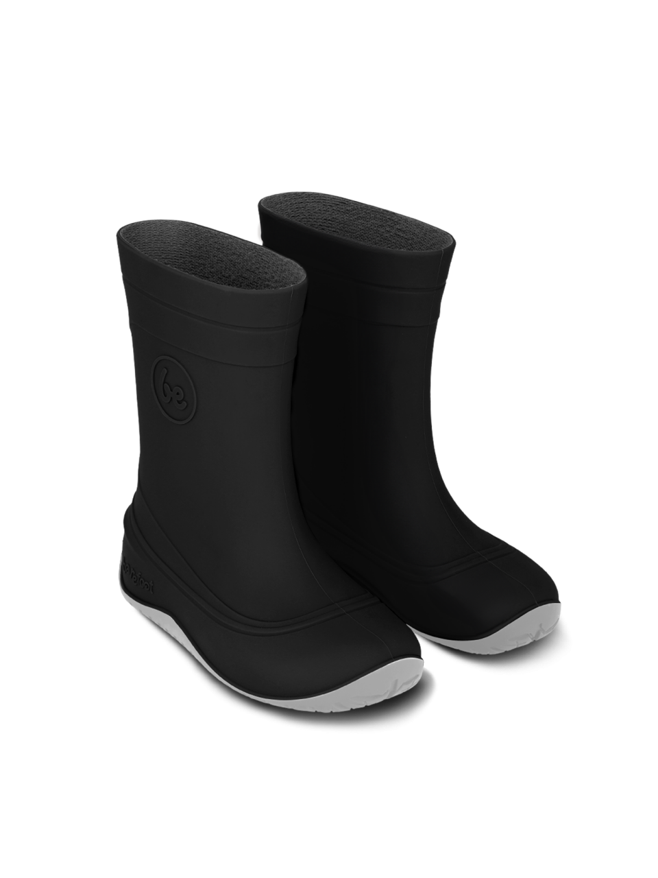 Kinder Barfuß-Gummistiefel Be Lenka Pudds - Black