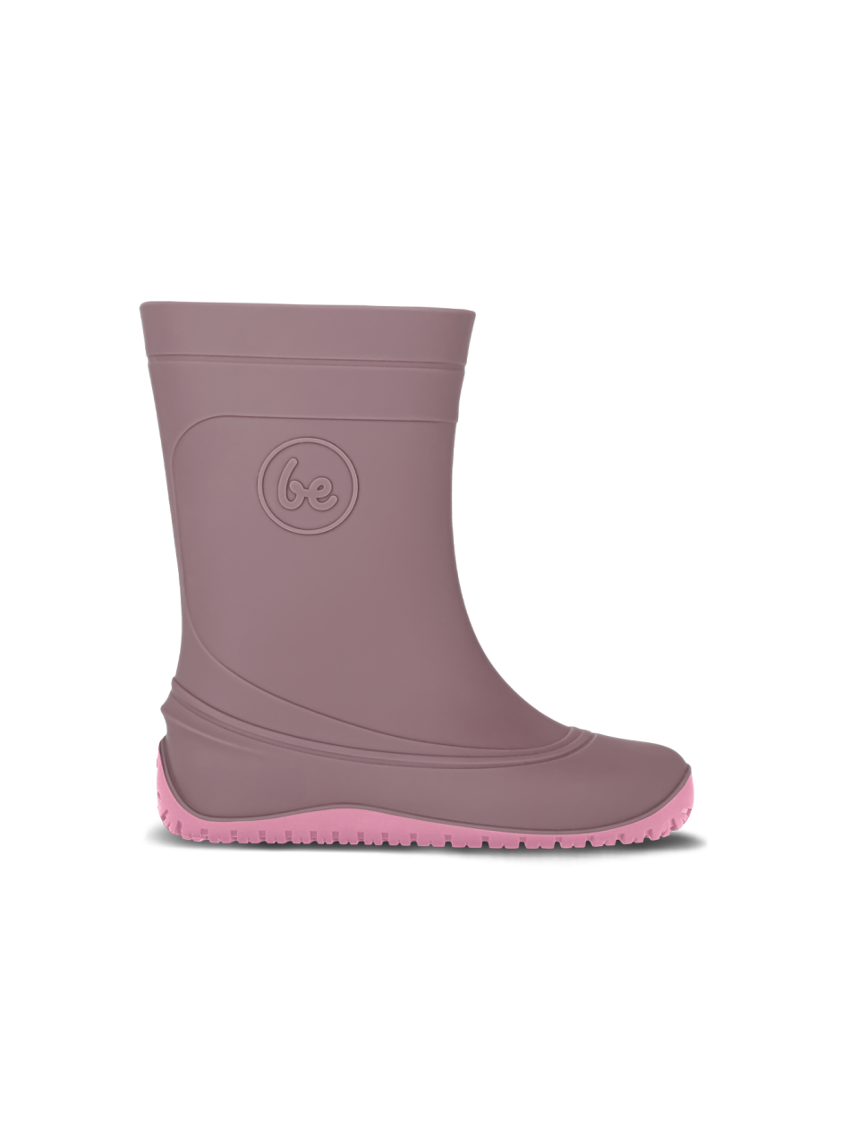 Kids Barefoot Rain Boots Be Lenka Pudds - Misty Pink