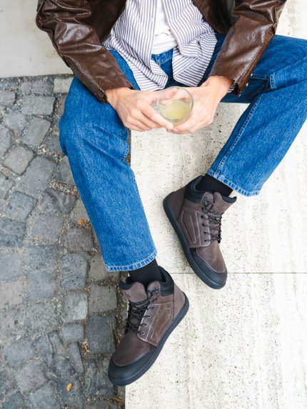 Barefoot Boots Be Lenka ArcticEdge - Dark Brown