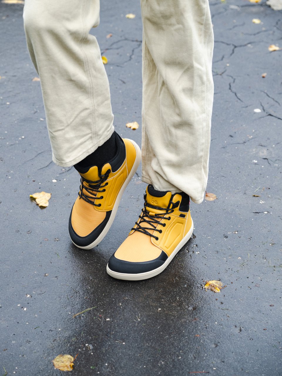 Buty barefoot Be Lenka ArcticEdge - Mustard