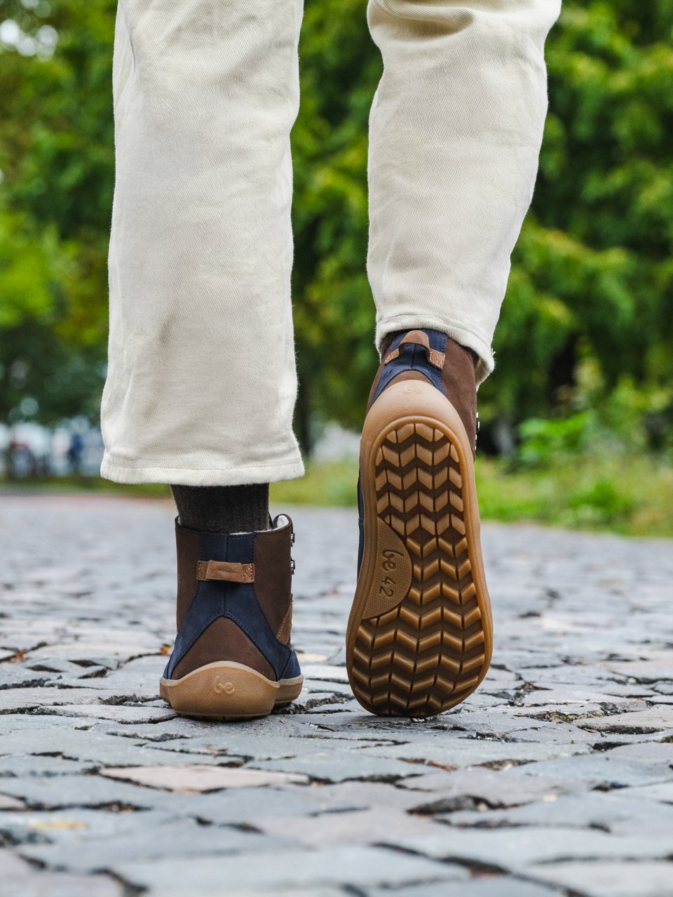 Barfußschuhe Be Lenka York - Brown & Navy