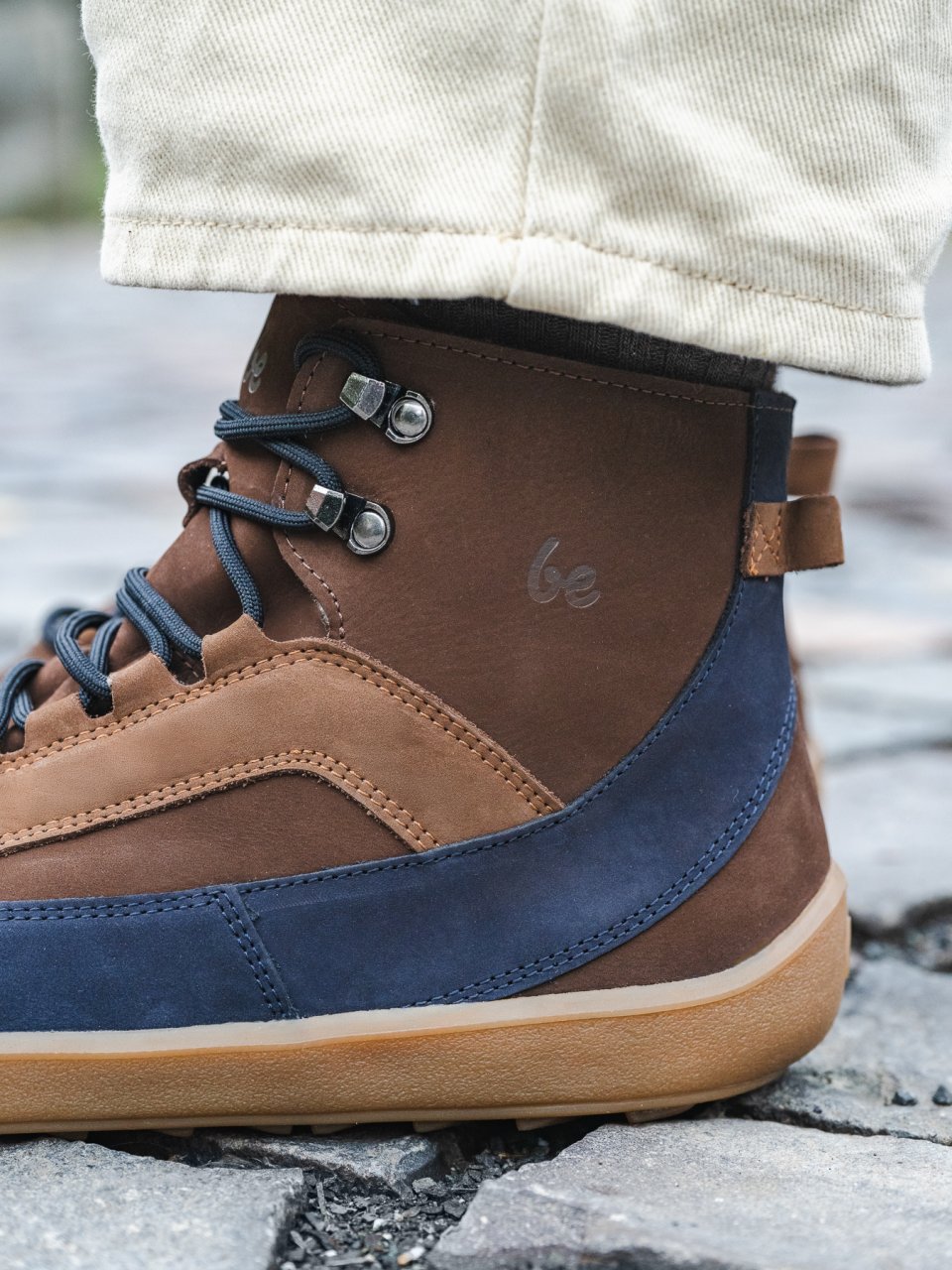 Barfußschuhe Be Lenka York - Brown & Navy