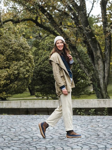 Chaussures barefoot Be Lenka York - Brown & Navy