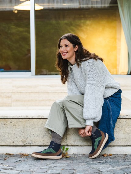 Chaussures barefoot Be Lenka York - Navy, Brown & Beige