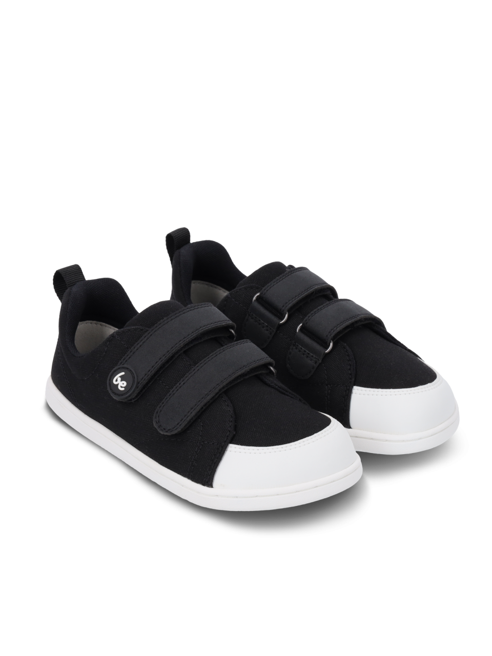 Barefoot zapatillas de niños Be Lenka Canvi Preschool - Black & White