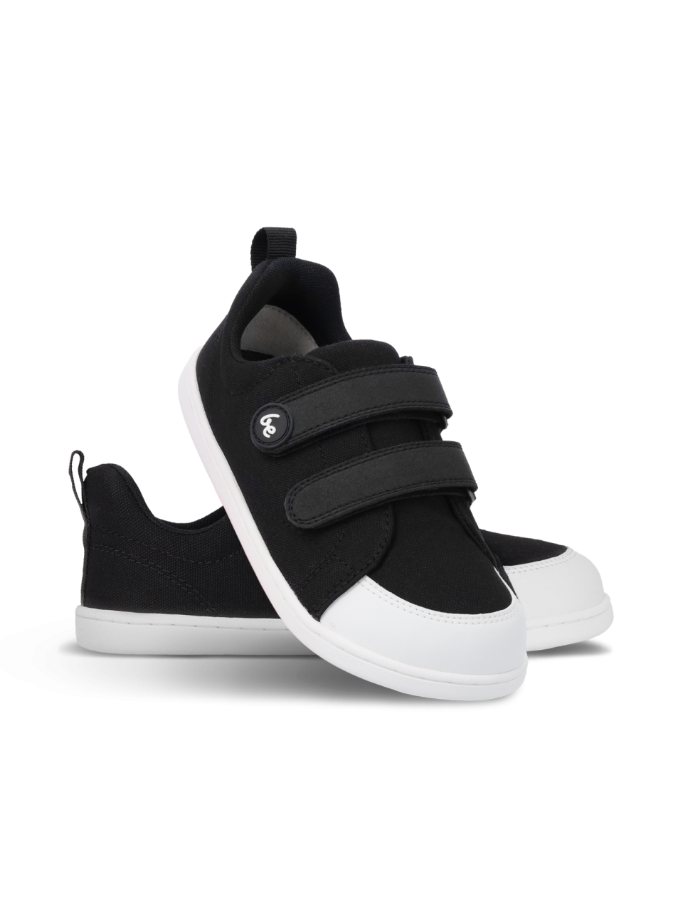 Barefoot zapatillas de niños Be Lenka Canvi Preschool - Black & White