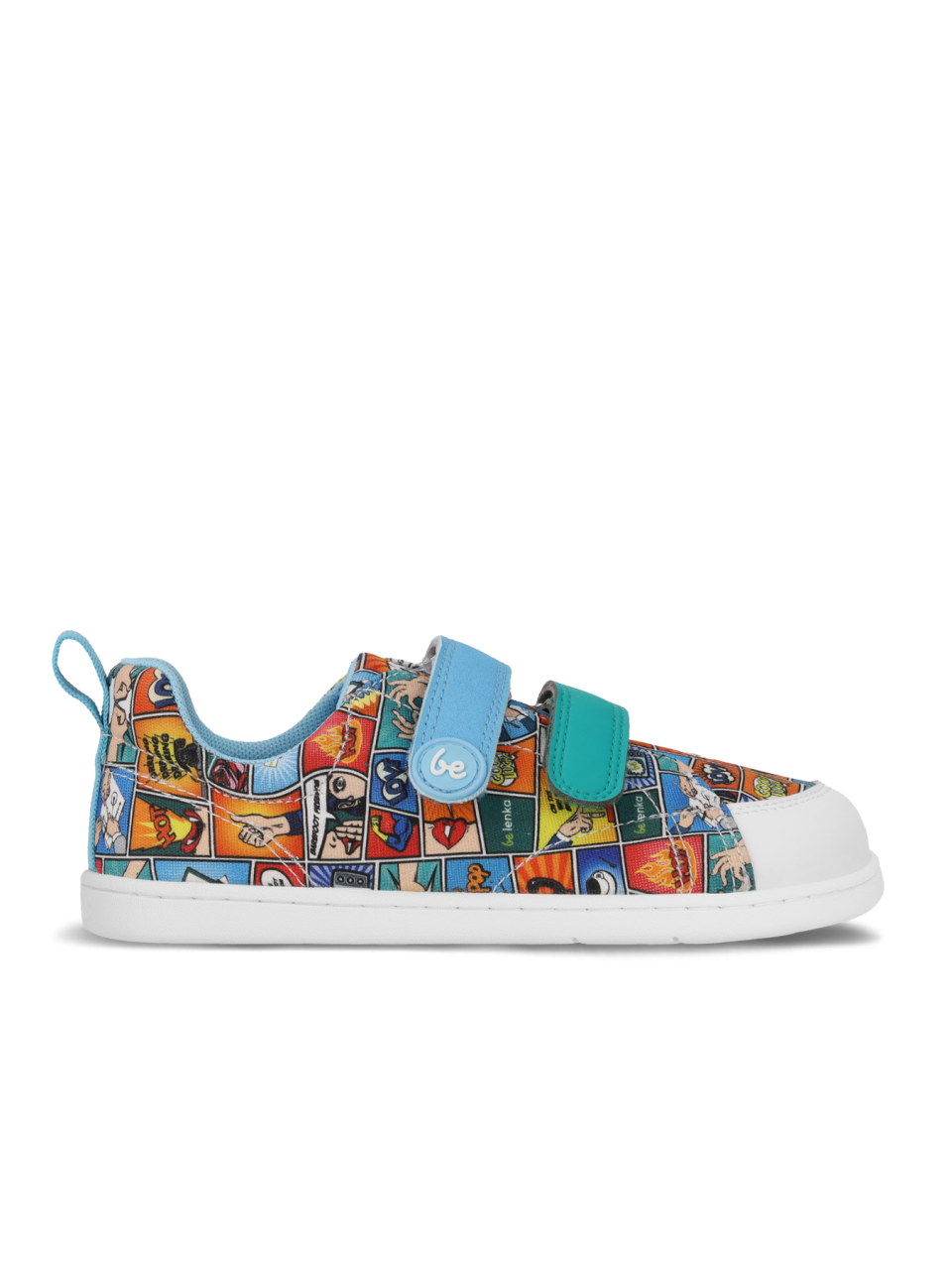 Barefoot zapatillas de niños Be Lenka Canvi Preschool - Comics Color