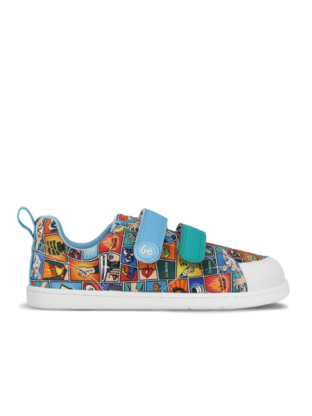 Detské barefoot tenisky Be Lenka Canvi Preschool - Comics Color