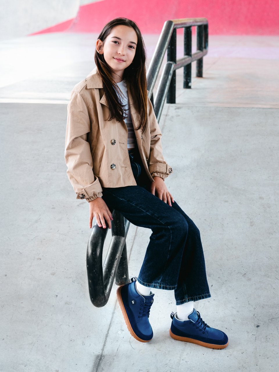 Kid's barefoot boots Be Lenka Elio Junior - Dark Blue