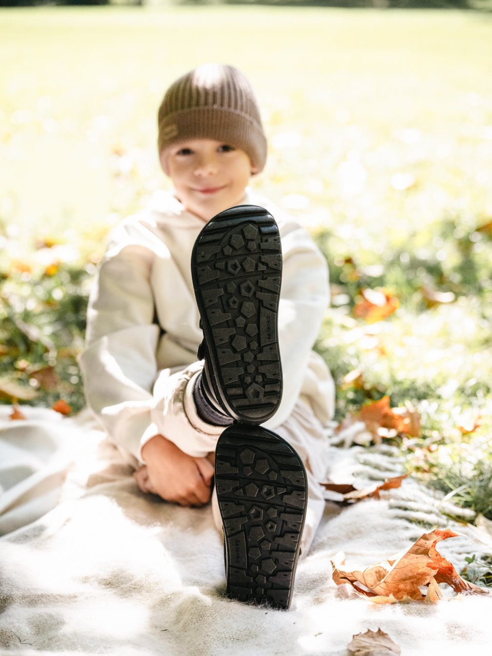Kid's barefoot boots Be Lenka Elio Kids - All Black