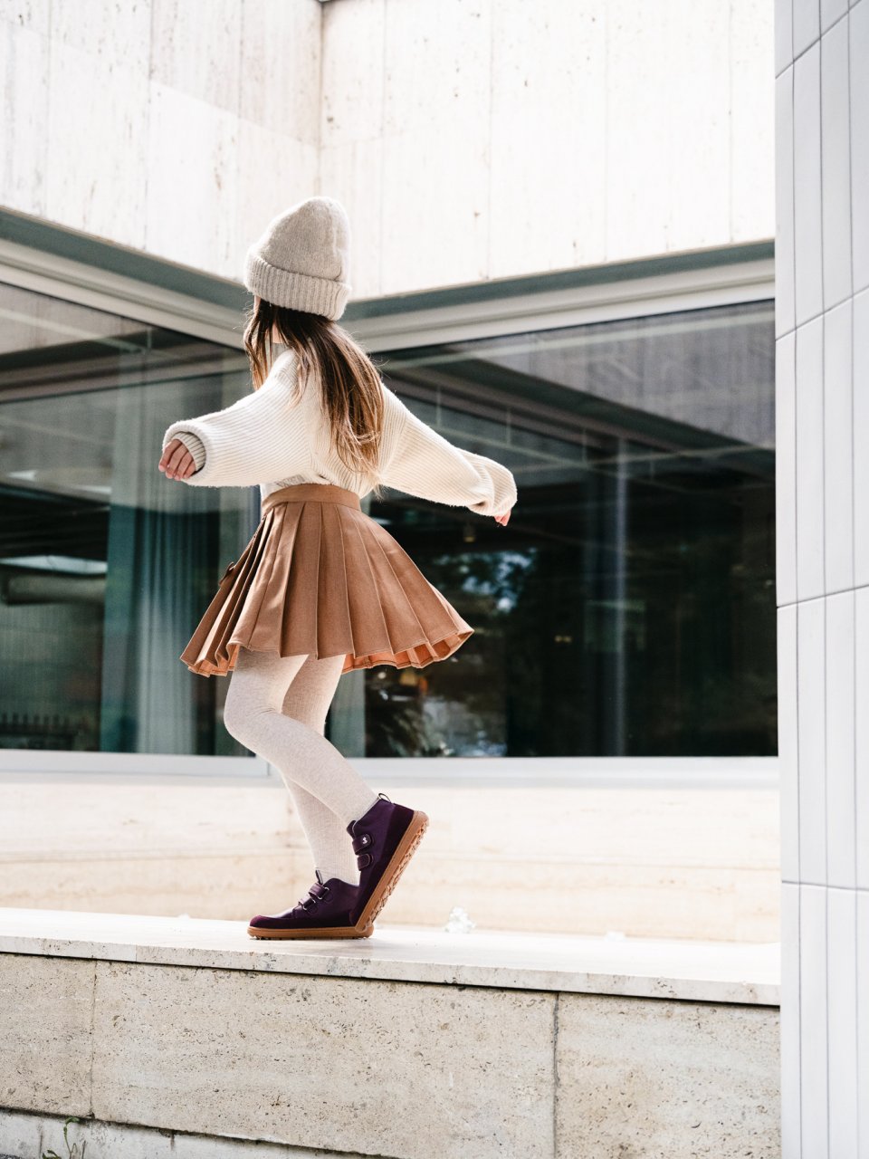 Kid's barefoot boots Be Lenka Elio Kids - Berry