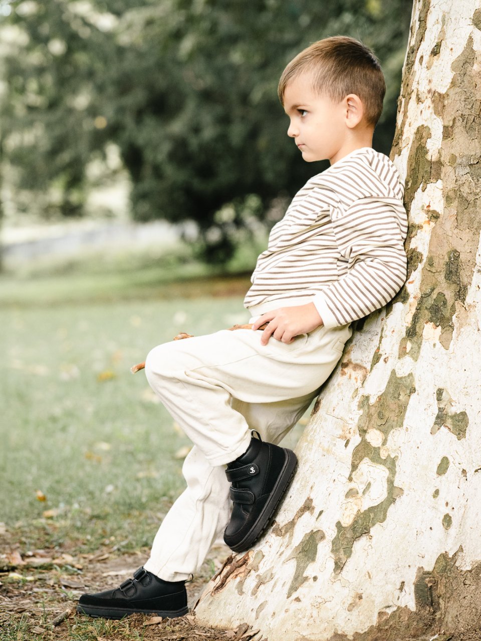 Chaussures enfants barefoot Be Lenka Elio Preschool - All Black