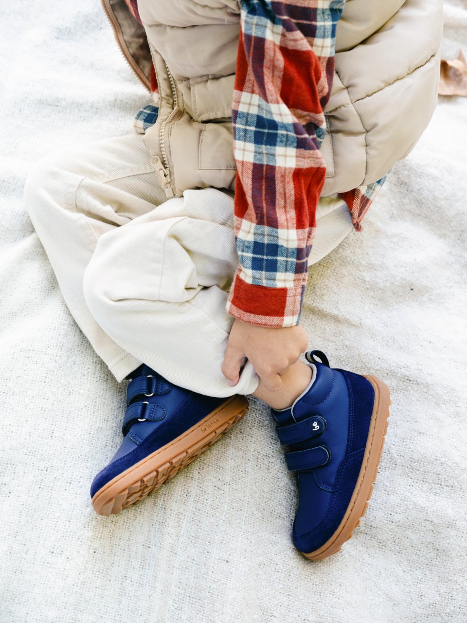 Dětské barefoot boty Be Lenka Elio Preschool - Dark Blue