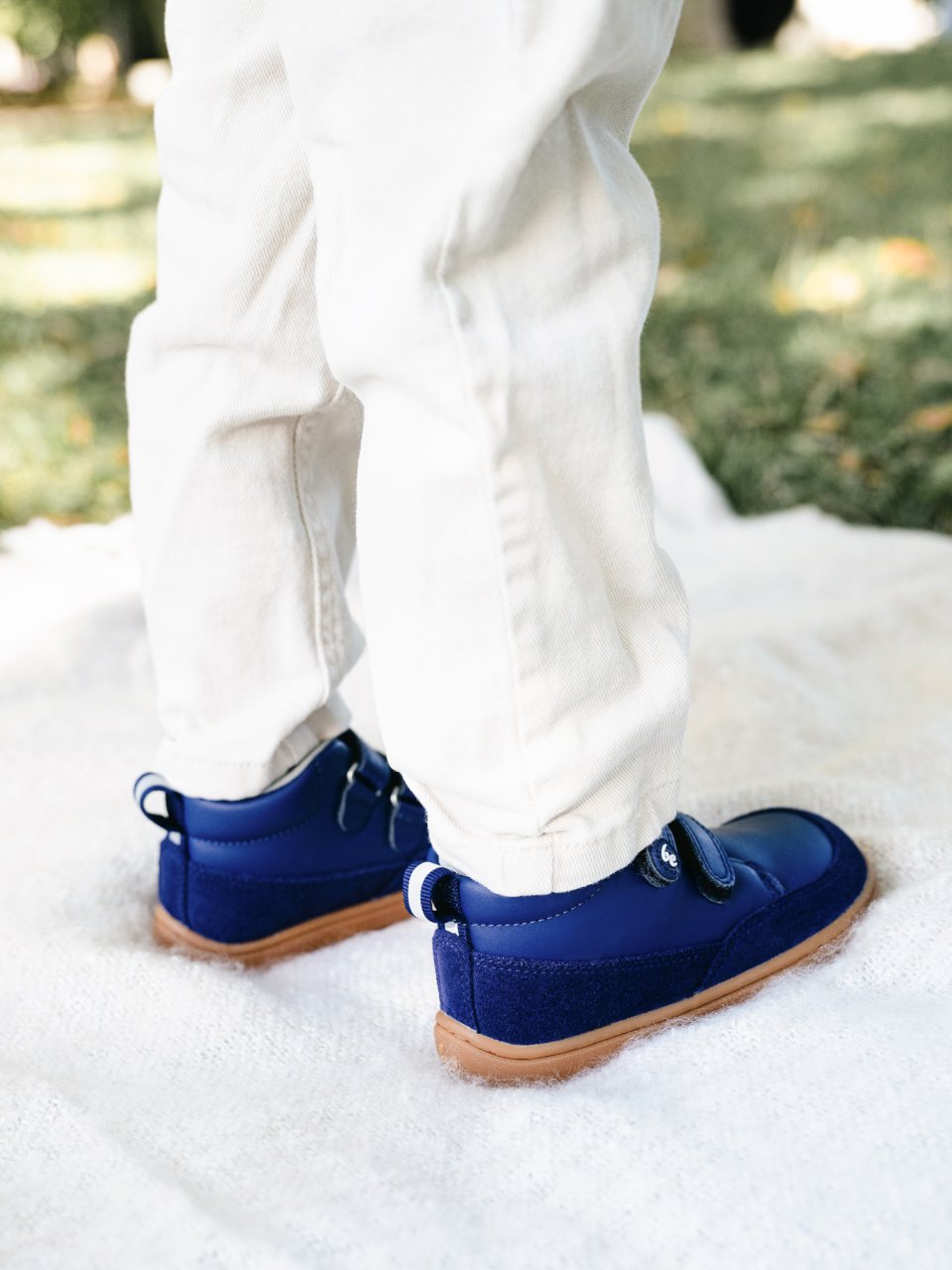 Dětské barefoot boty Be Lenka Elio Preschool - Dark Blue