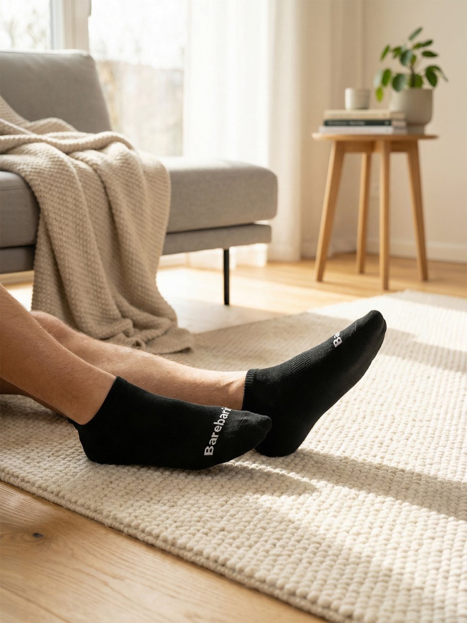 Barebarics - Barefootové ponožky - Low-cut - Black