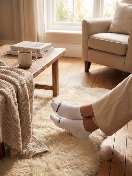 Barebarics - Barefootové ponožky - Low-cut - White