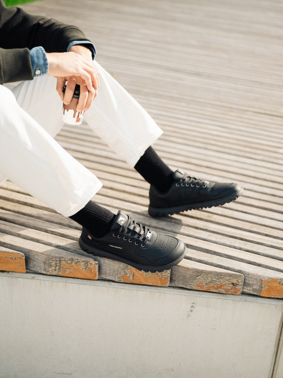 Barefoot Sneakers Barebarics Zing Frost - All Black