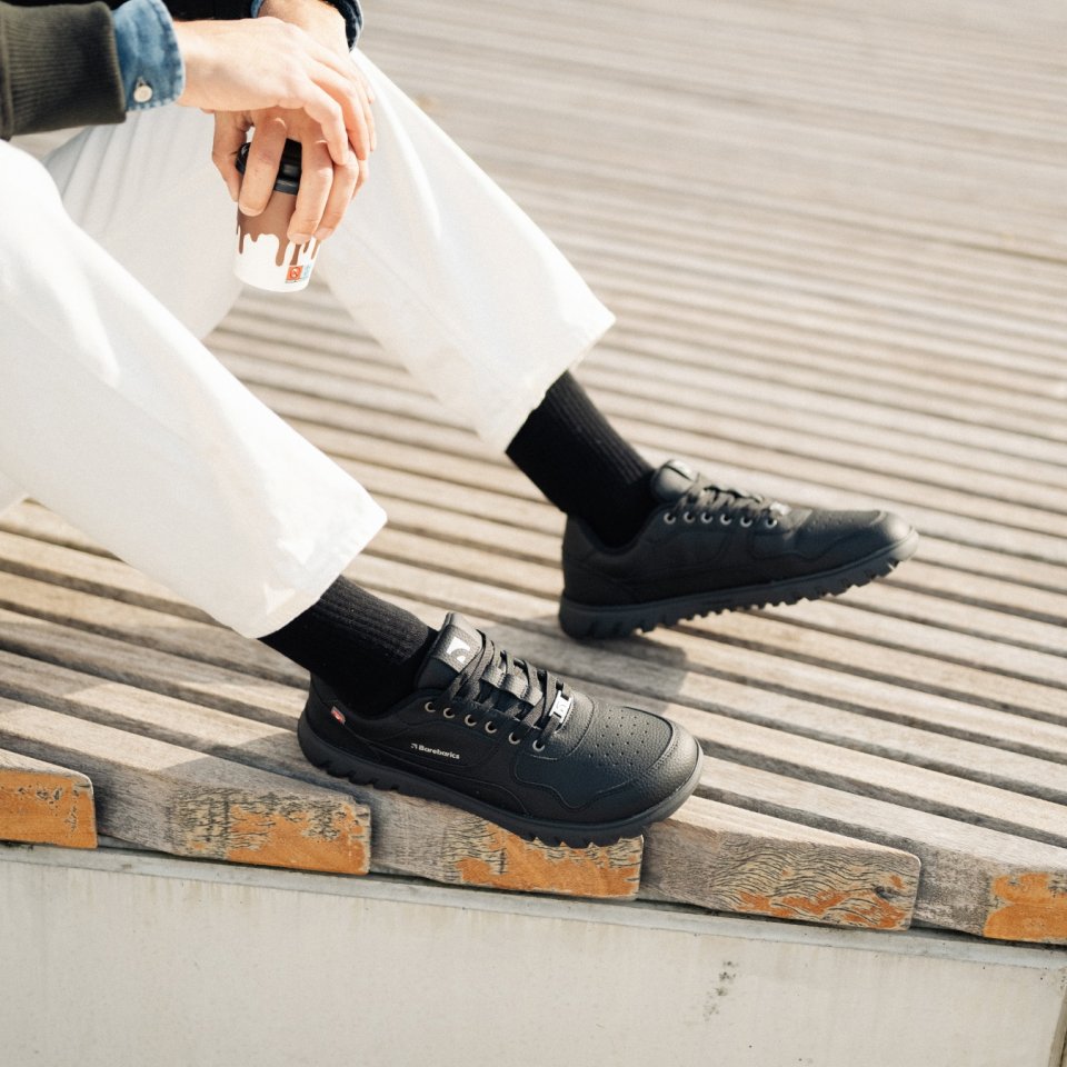 Barefoot Sneakers Barebarics Zing Frost - All Black