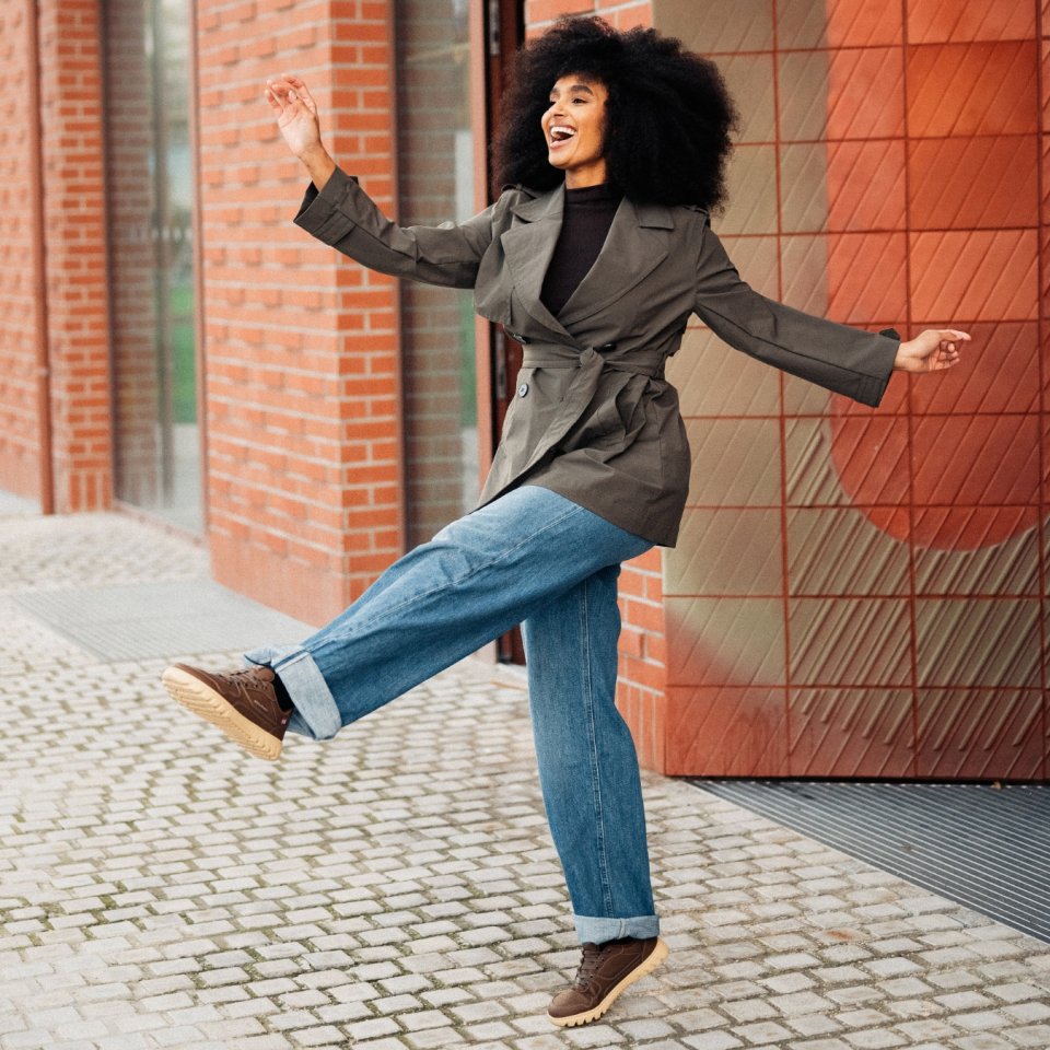 Barefoot Sneakers Barebarics Zing Frost - Dark Brown