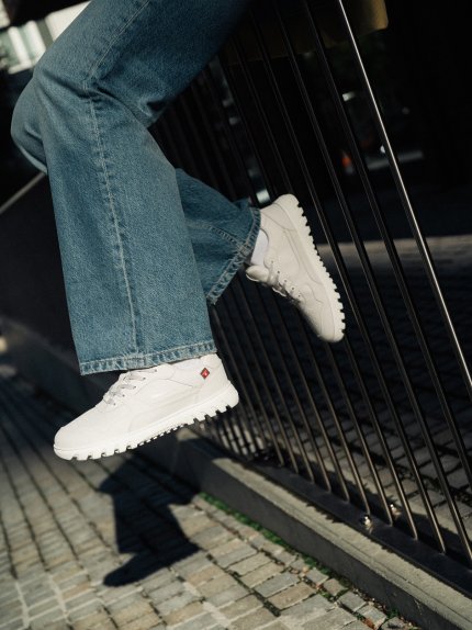 Barefoot Sneakers Barebarics Zing Frost - Light Grey & White