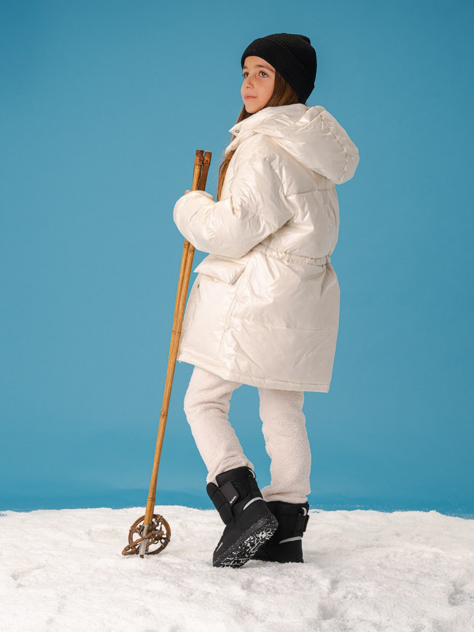 Bottes de neige barefoot pour enfants Be Lenka Ailo Kids - All Black