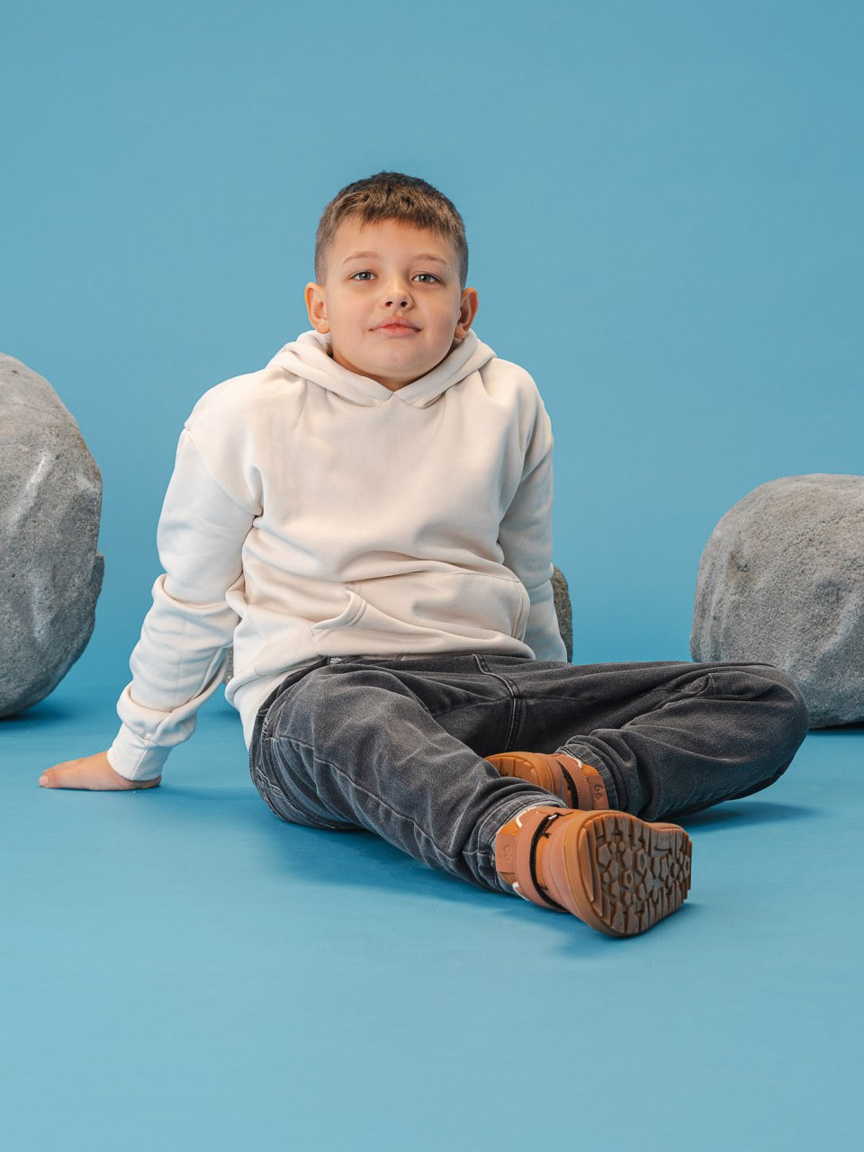 Gyerek téli barefoot cipők Be Lenka Zippu Junior - All Brown