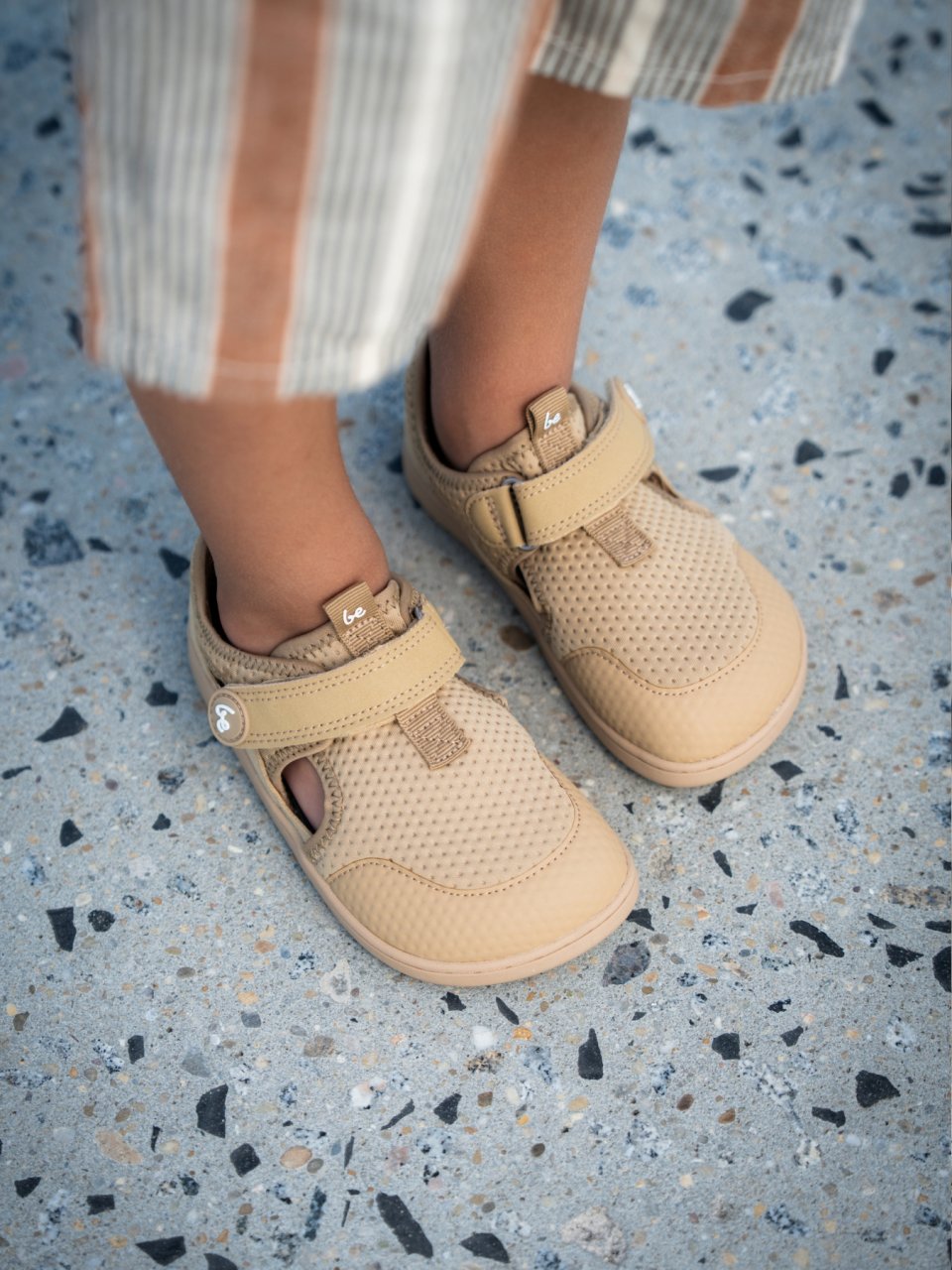 Kids' barefoot sandals Zest Preschool - Beige