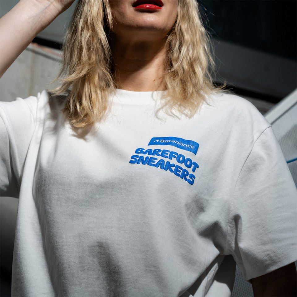 Unisex t-shirt Barebarics BoldTee - Off - White