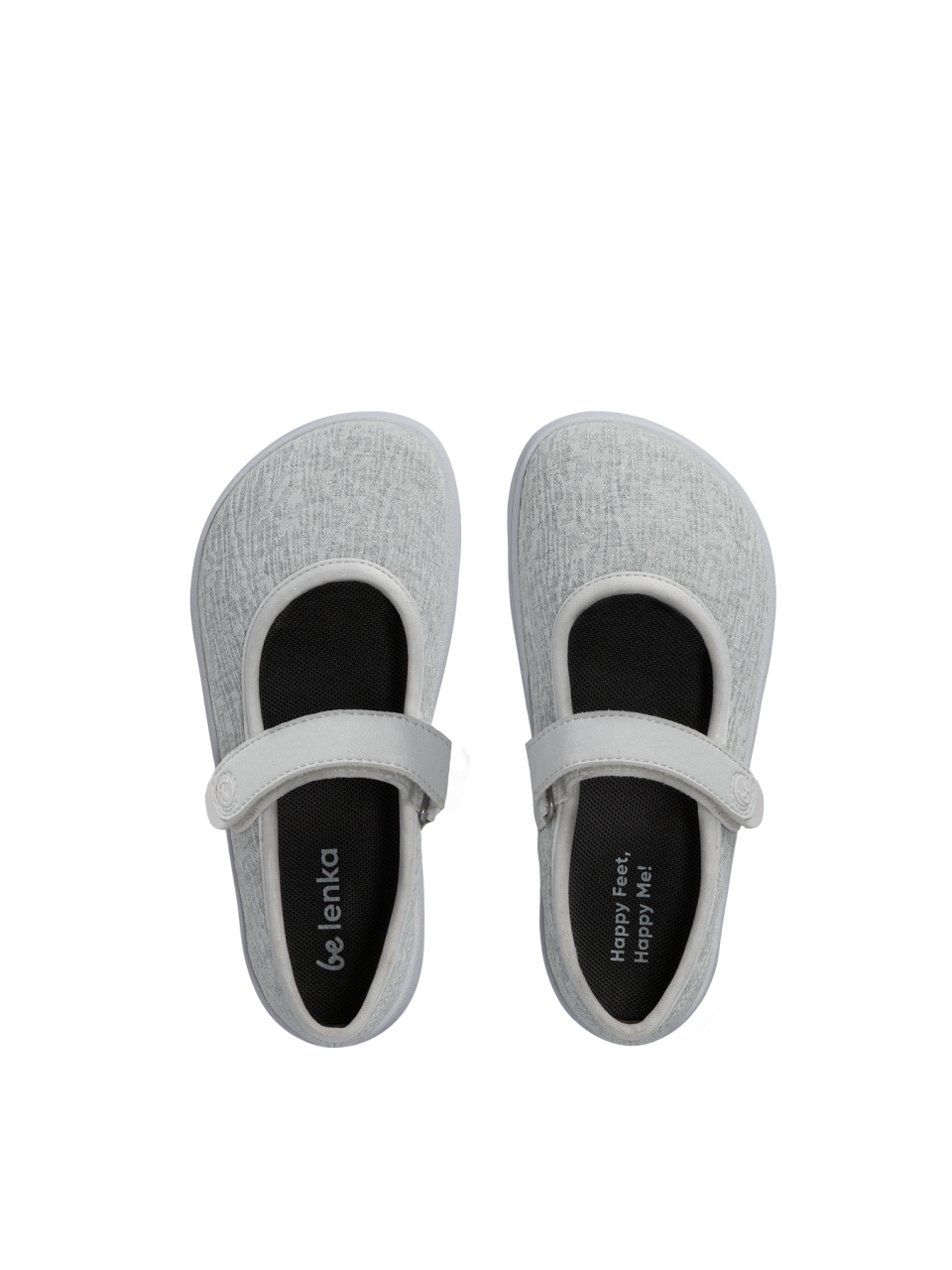 Kids Barefoot Ballerinas Be Lenka Tinkee Kids - White Sparkle