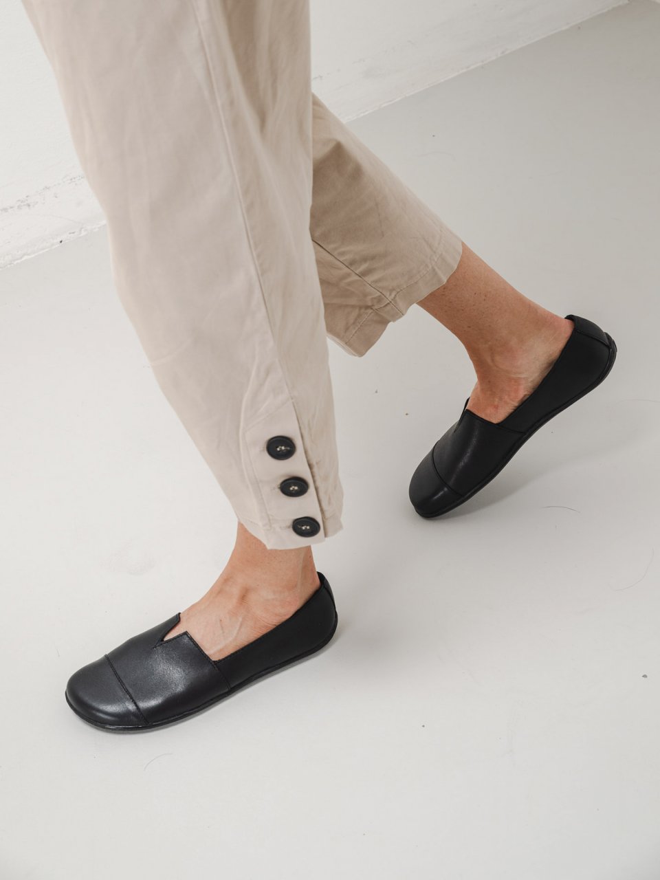 Barefoot mokasyny Be Lenka Rosaluna - All Black