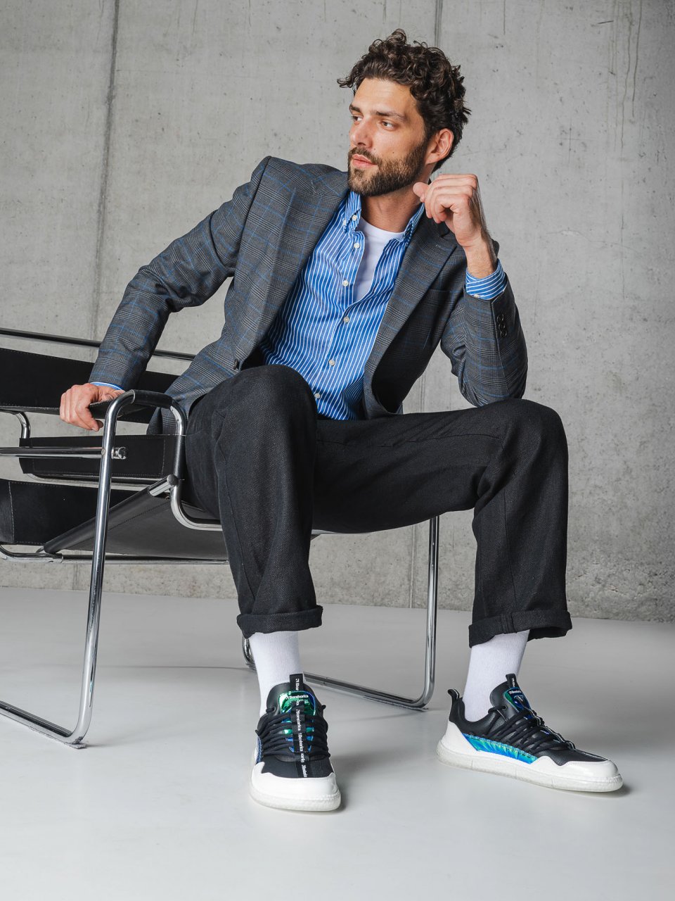 Barefoot Sneakers Barebarics Futura - Iridescent Black