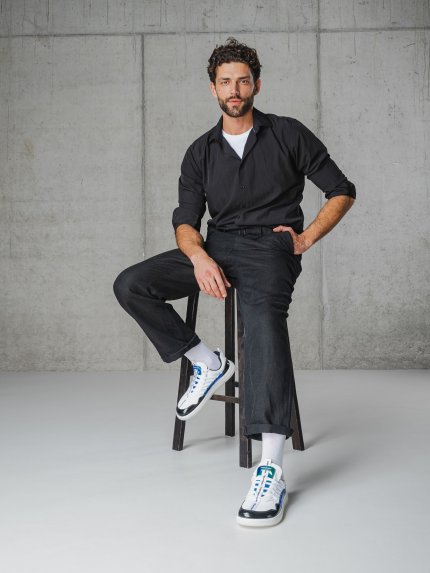 Barefoot tenisky Barebarics Futura - Iridescent White