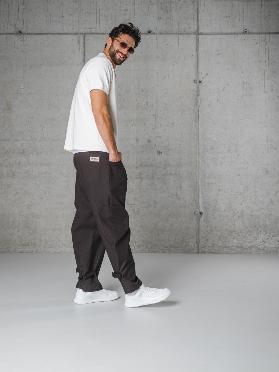 Barefoot tenisky Barebarics Vaporo - White & Beige