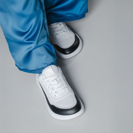 Barefoot Sneakers Barebarics Vaporo - White & Black