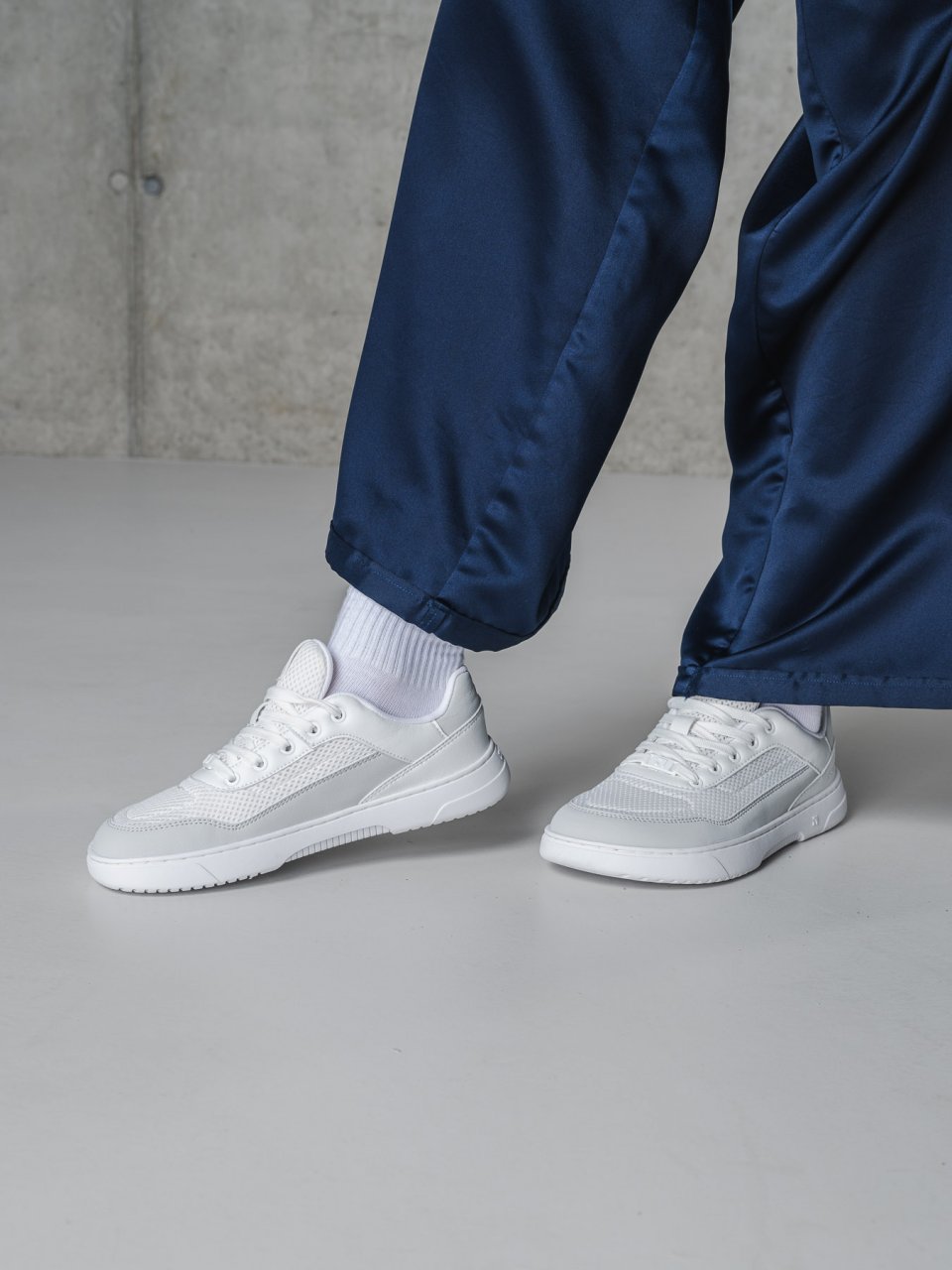 Barefoot Sneakers Barebarics Vaporo - White & Light Grey