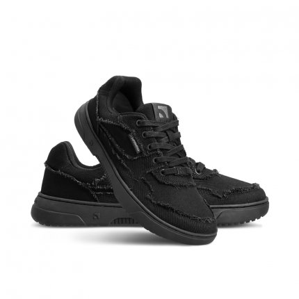 Barefoot Sneakers Barebarics Zing - All Black - Denim