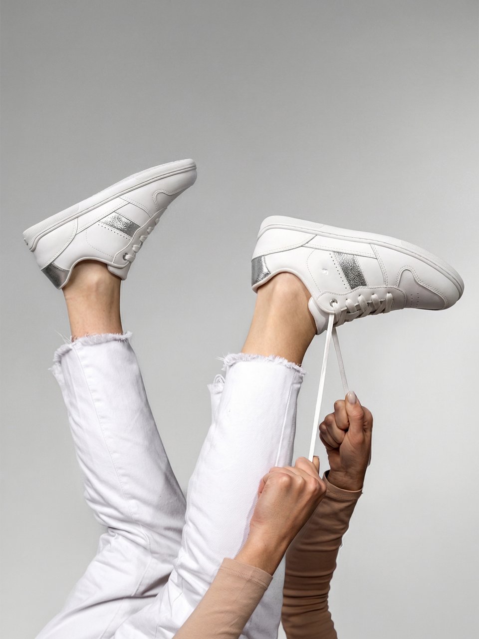Barefoot zapatillas Be Lenka Cellestia - White & Silver