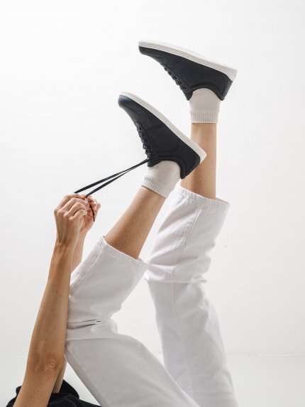 Barefoot baskets Be Lenka Echo - Black & White